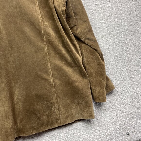 Hathaway Suede Leather Jacket Men’s Sz M Light Brown Classic Casual Outerwear - Picture 13 of 15